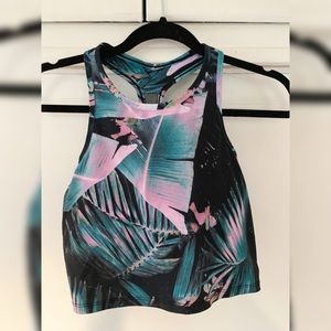 Fabletics Sports Bra Havana Palm Print